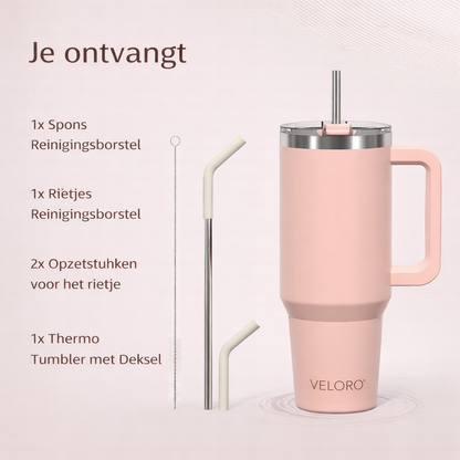 Veloro™ Thermo Tumbler met handvat