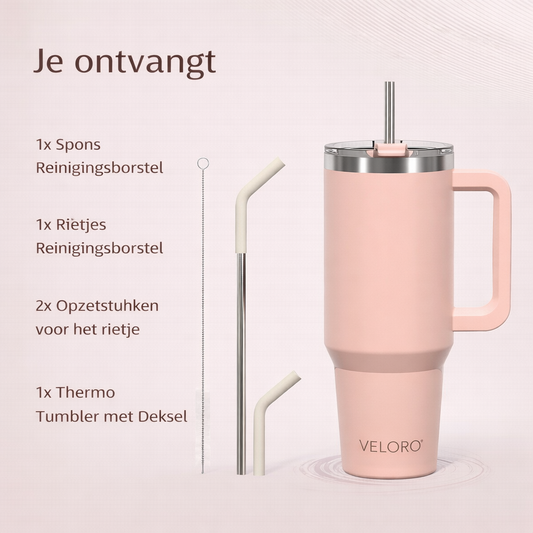 Veloro™ Thermo Tumbler met handvat