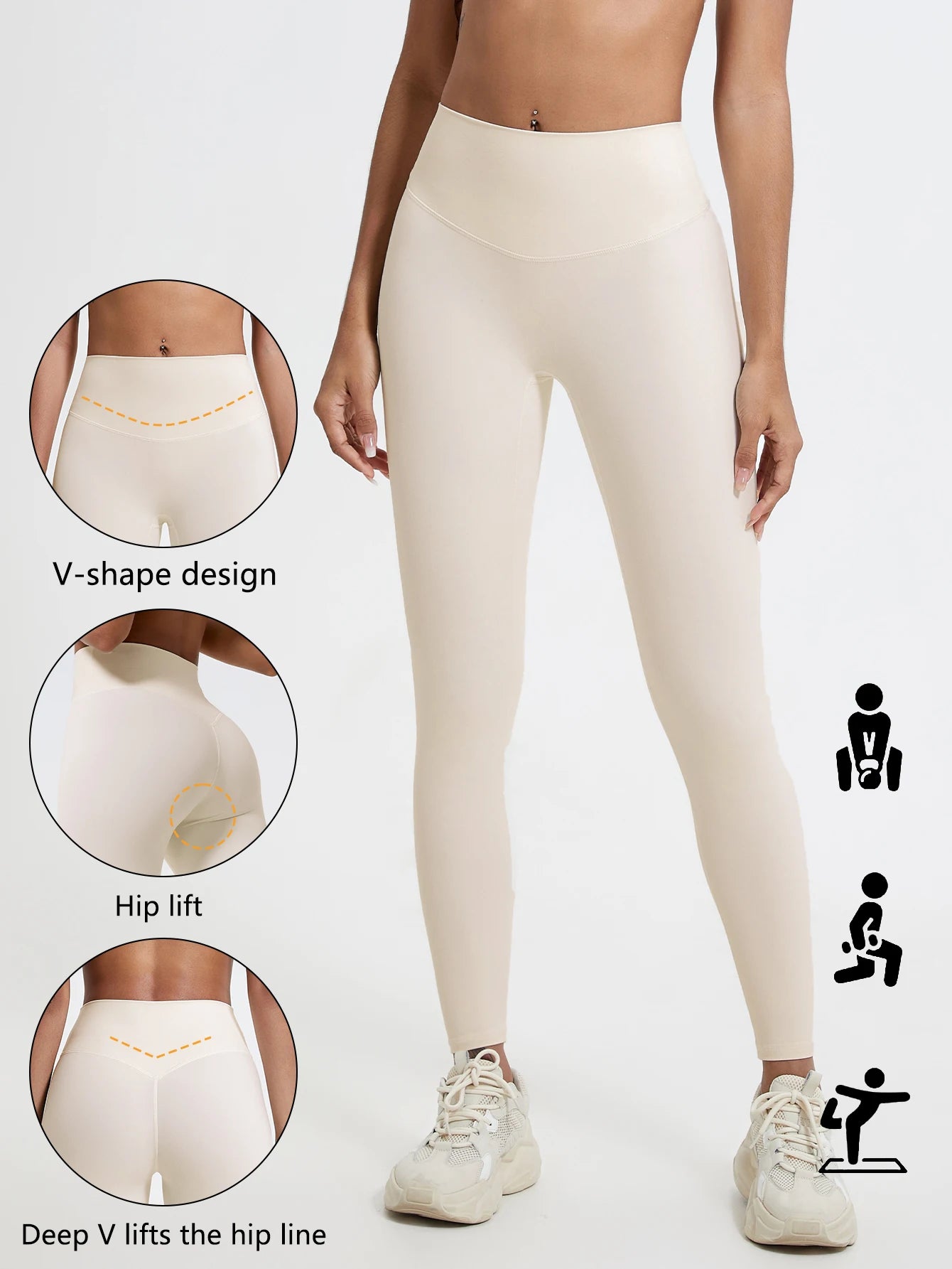 Veloro™ SculptFit Leggings – High Waist Push-Up Sport Legging