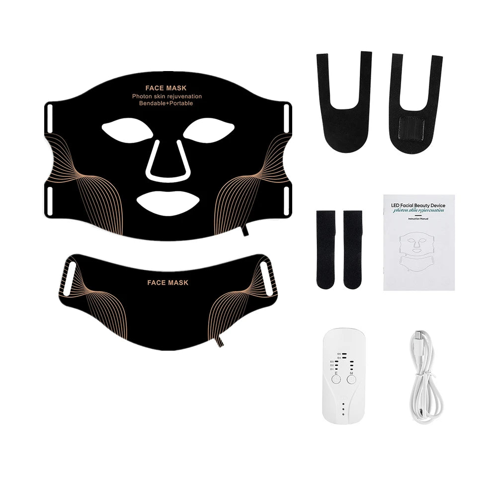 Veloro™ LED LumiMask    💎Verminder Rimpels, Acne & Huidproblemen met LED Lichttherapie 💎