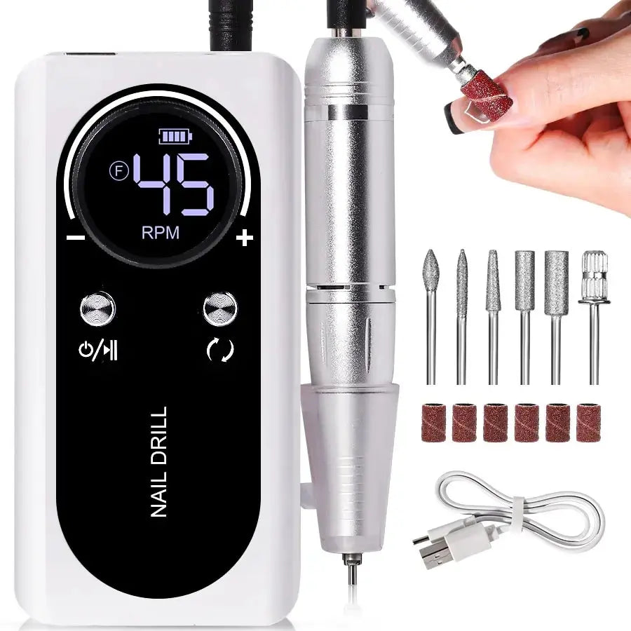Veloro™ NailPro Elite – 45000RPM Professionele High-Speed Nagelfrees