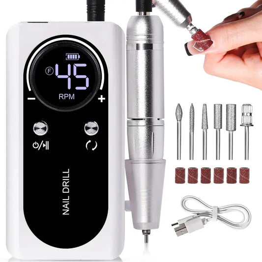Veloro™ NailPro Elite – 45000RPM Professionele High-Speed Nagelfrees