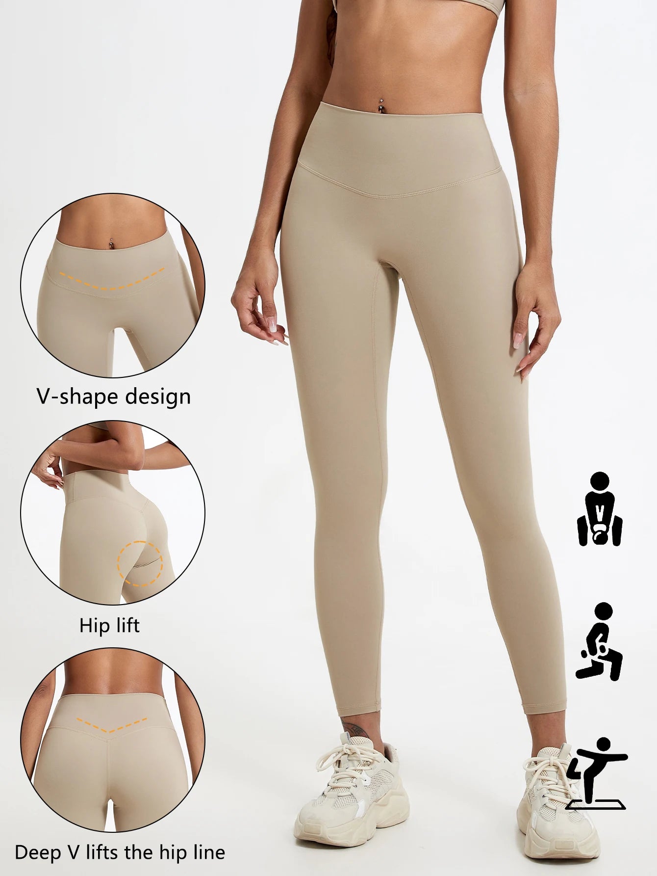 Veloro™ SculptFit Leggings – High Waist Push-Up Sport Legging