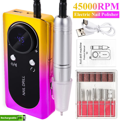 Veloro™ NailPro Elite – 45000RPM Professionele High-Speed Nagelfrees