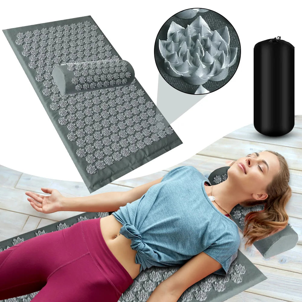 Veloro™ Acupressuur Mat & Kussen Set