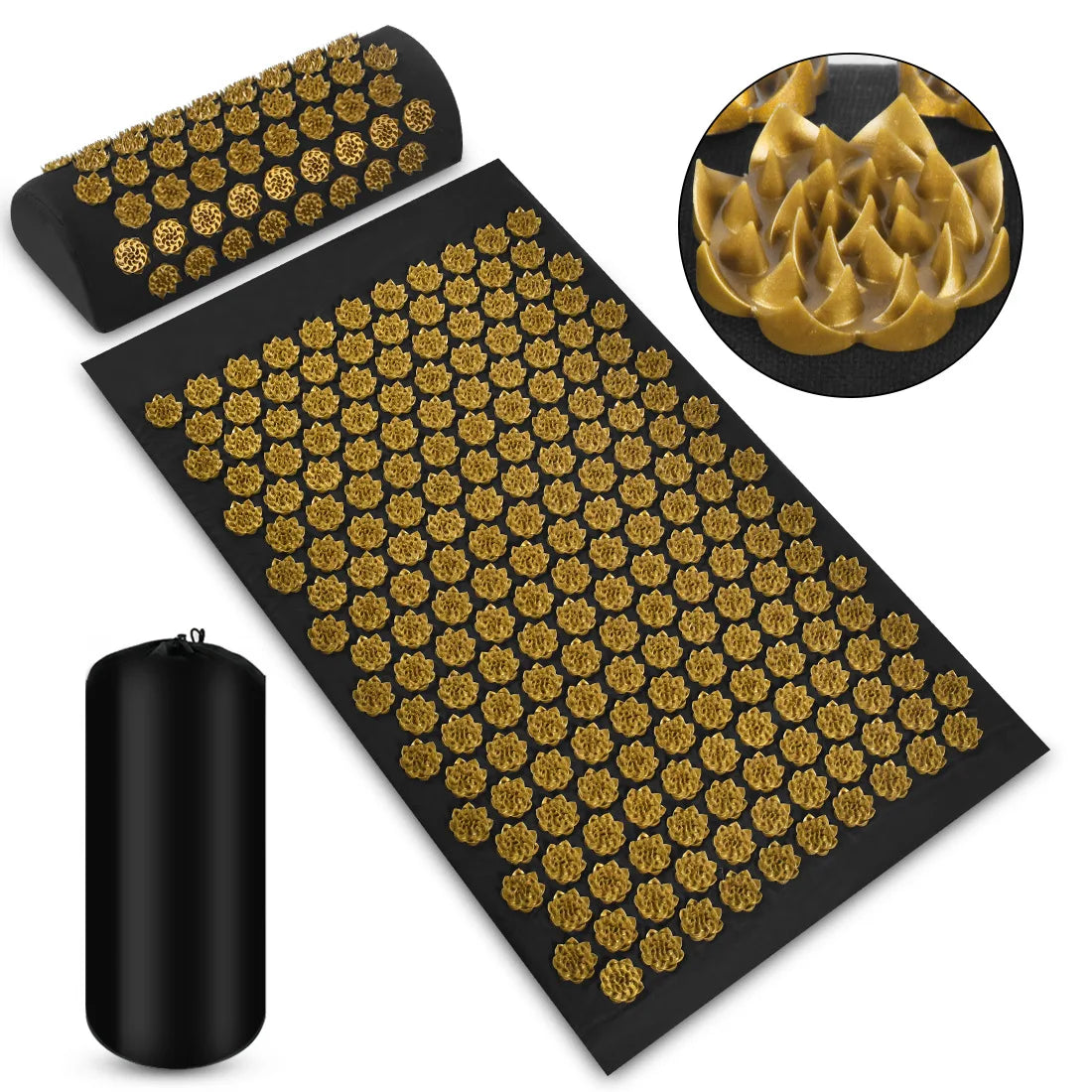 Veloro™ Acupressuur Mat & Kussen Set