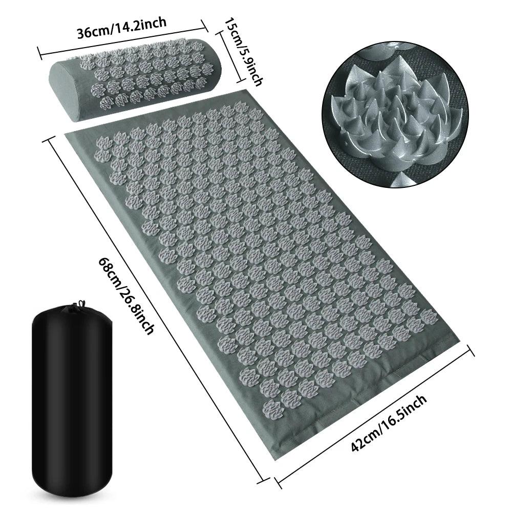 Veloro™ Acupressuur Mat & Kussen Set